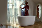 Lullaby Wht Small Freestanding Solid Surface Bathtub by Aquatica web 0131